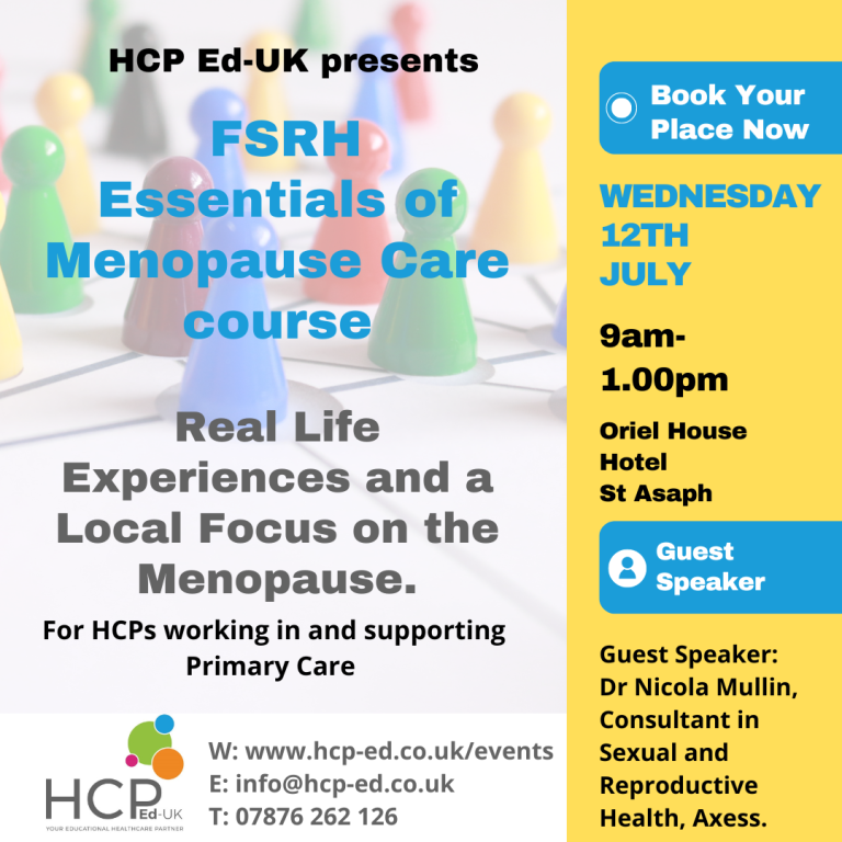 FSRH Menopause Care North Wales HCP EdUK